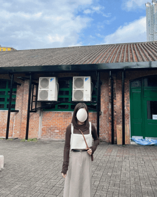 《KR》短版後綁帶外搭背心