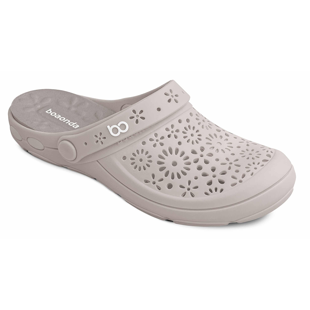 【 BOAONDA 】巴西原創設計 | NELLIE 025-CINZA NEVGA 休閒半拖  女鞋