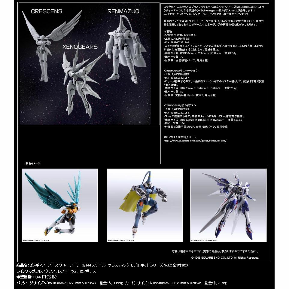 異域神兵 Structure Arts 1/144 Scale Plastic Model Kit 系列 Vol.2
