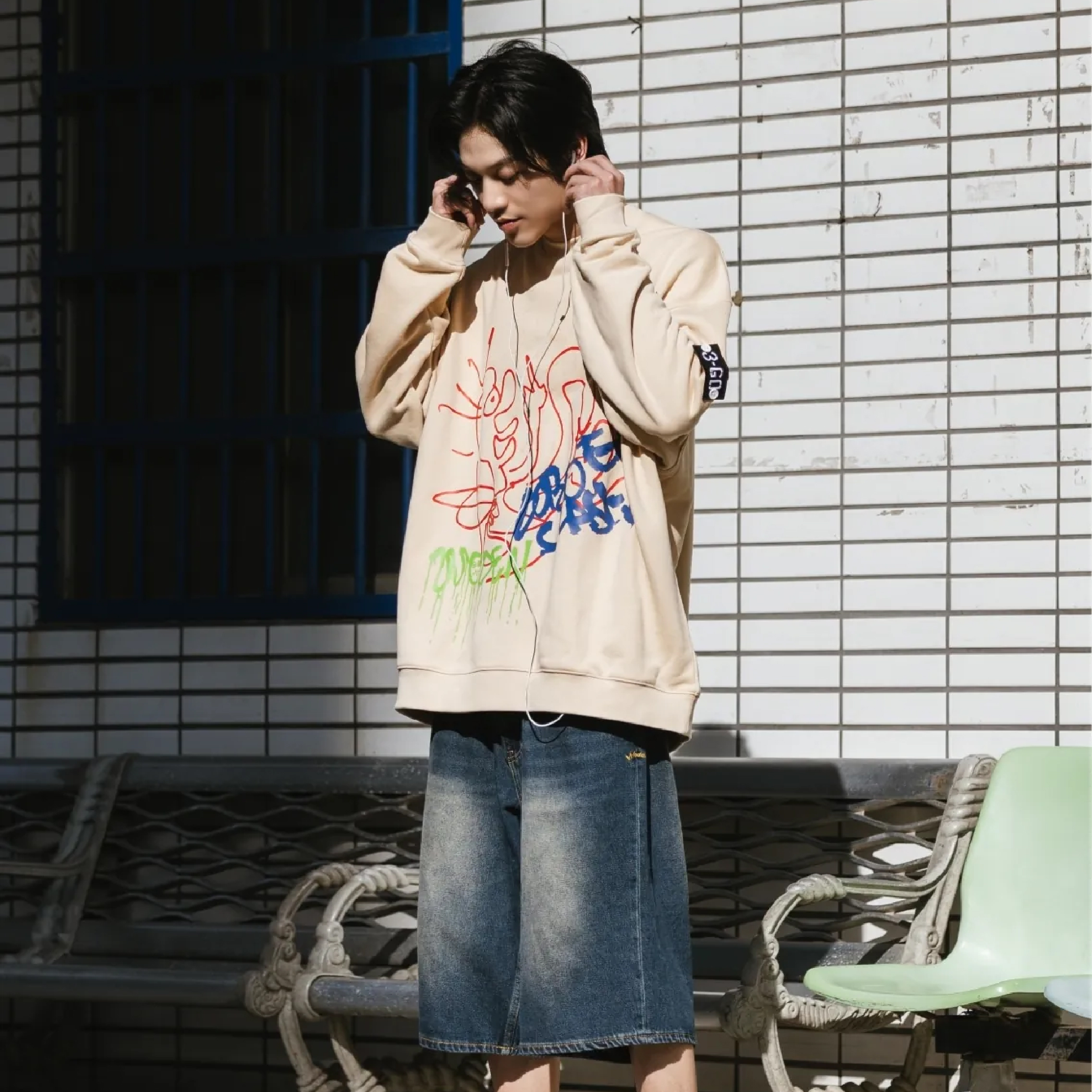 WODEN® Furbo9 Illustration Sweatshirt 插畫大學Tee