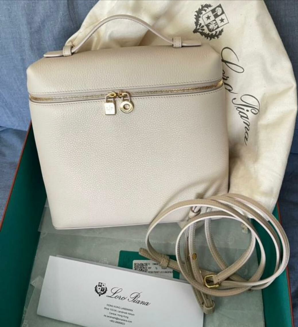 Loro Piana backpack light travertine/sun gold (AOIF)