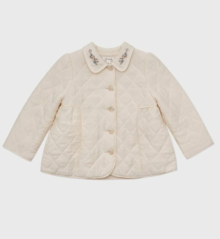 LOUISIELLA 花卉刺繡絎縫外套 Verre Quilting Jacket