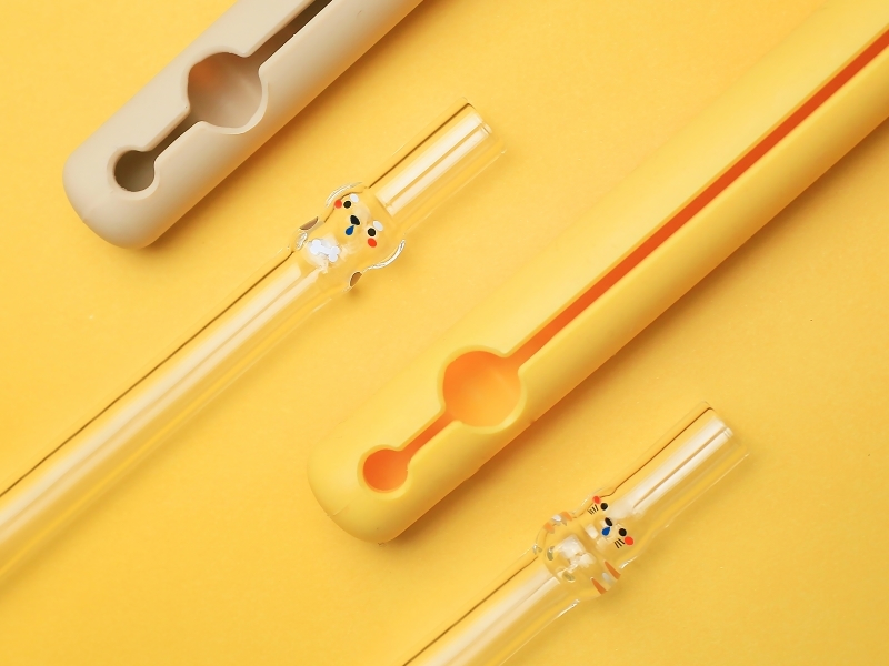 Cool狗造型玻璃吸管好玻環保玻璃吸管