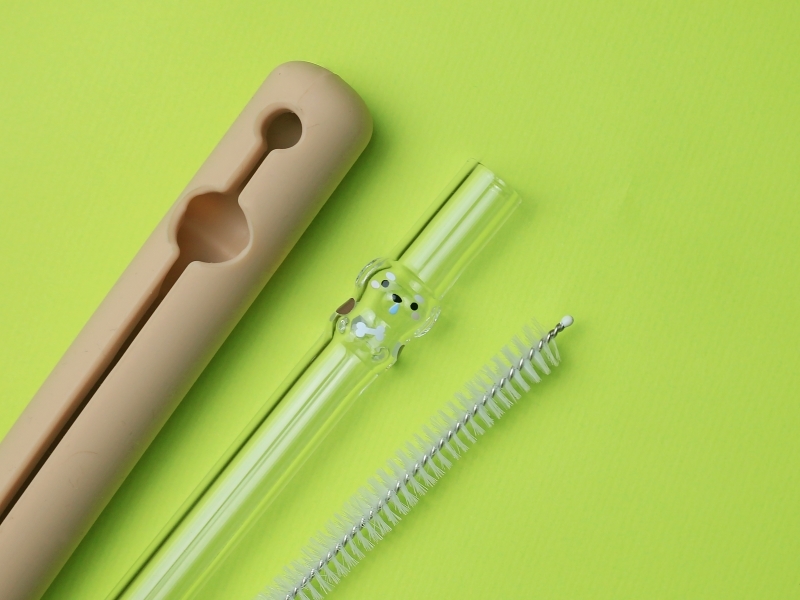 Cool狗造型玻璃吸管好玻環保玻璃吸管