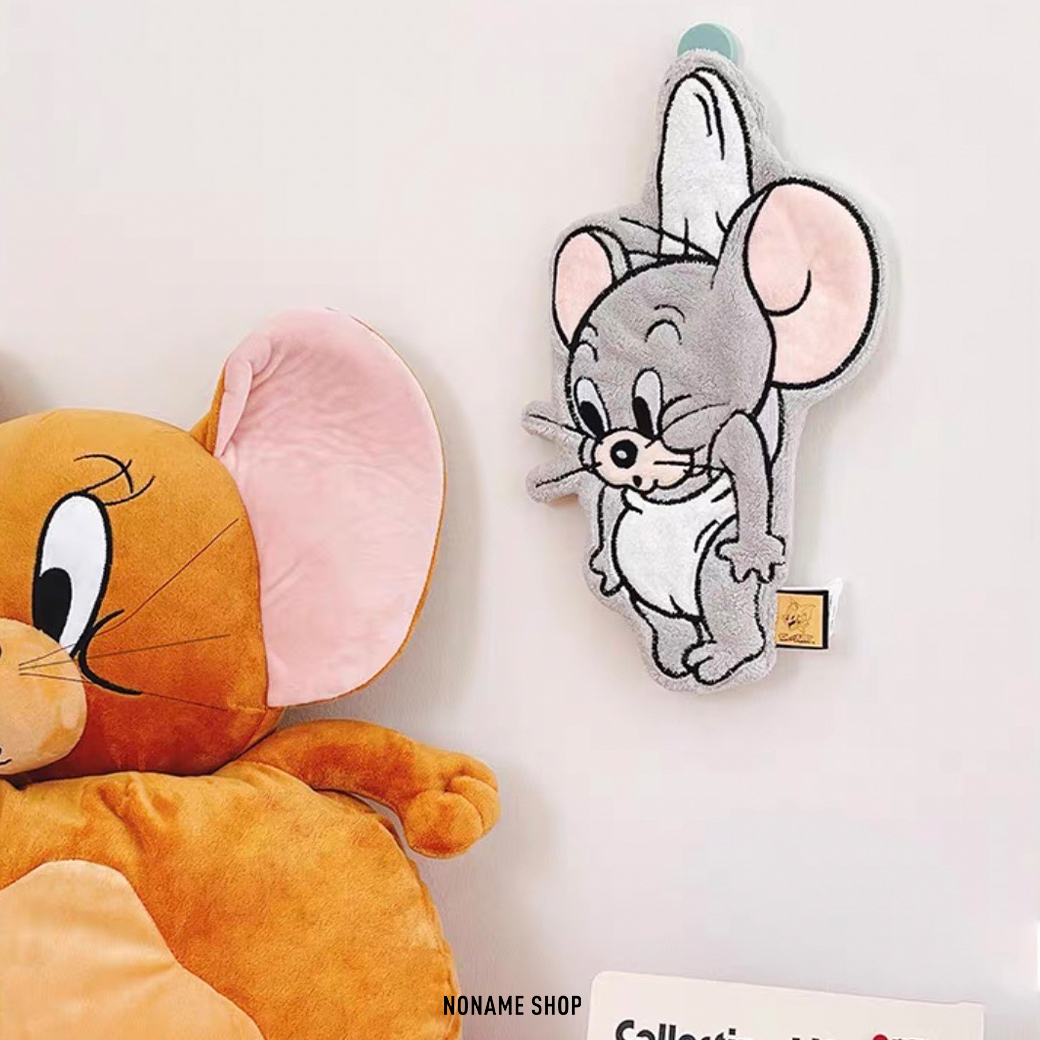 TOM & JERRY 湯姆貓與傑利鼠 卡通 可愛 掛飾 吸水 擦手巾