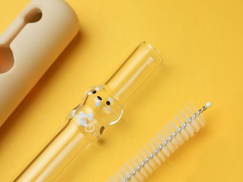 Cool狗造型玻璃吸管好玻環保玻璃吸管