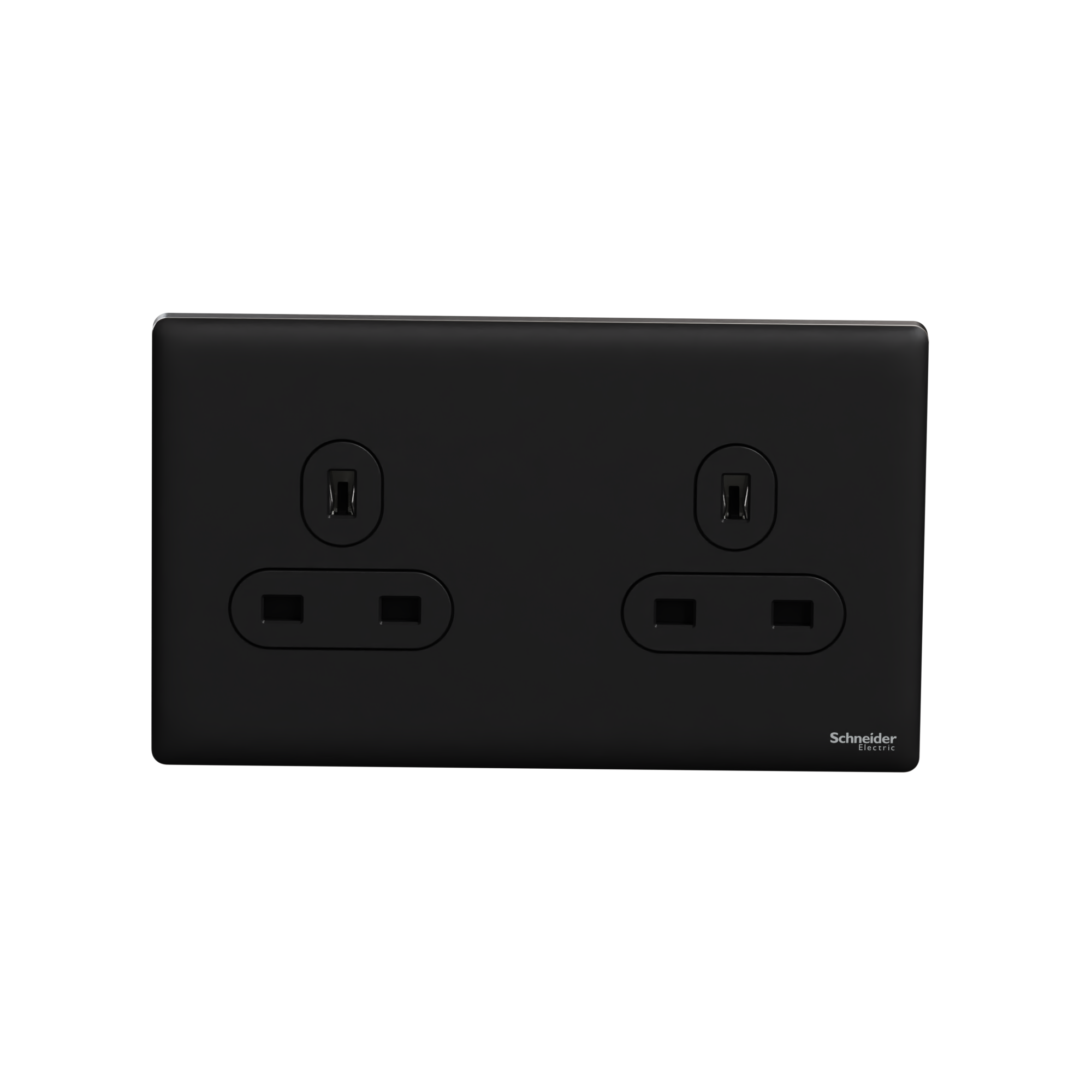 UNICA X 13A 兩位連保護門插座