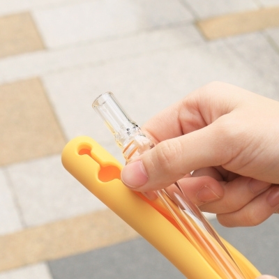 招財狗玻璃吸管好玻環保玻璃吸管