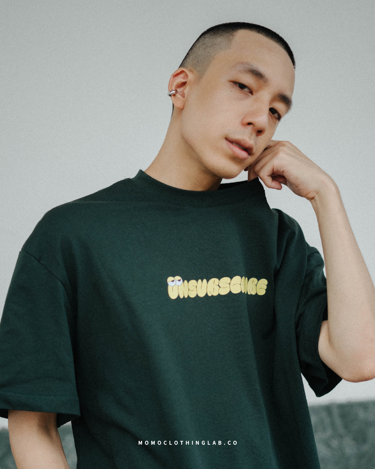 Yassy Unsubscribe 字母印刷短袖 2色