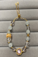 臺灣原創手鍊SIT CRYSTAL天然水晶十二星座原創手鏈-水瓶座