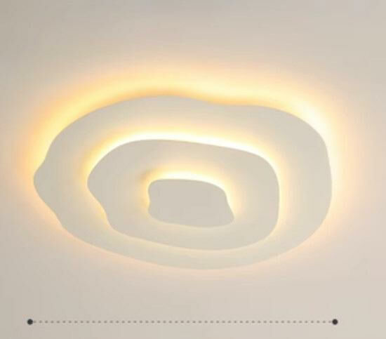 Hot recommended simple indoor living room and bedroom lamps and ceiling lamps (sand white D type [60CM] Promise)