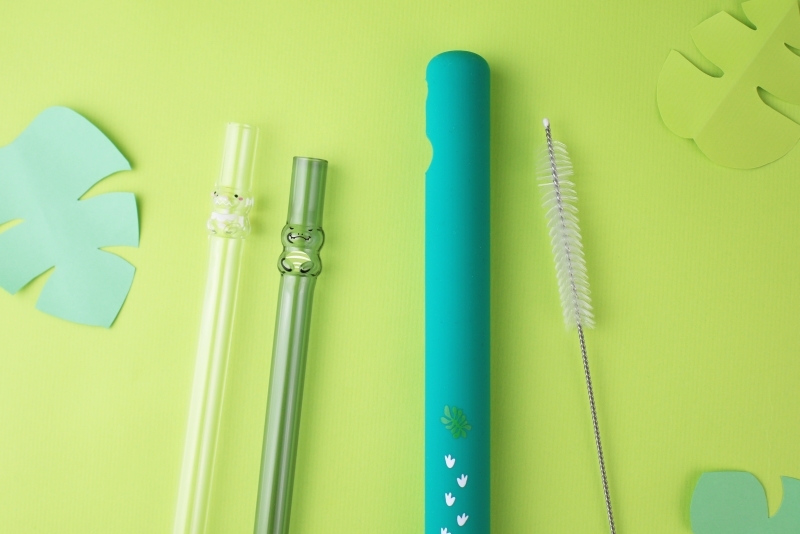 好玻Dino girl 恐龍造型玻璃吸管環保吸管