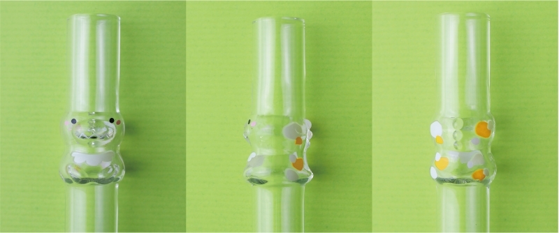 好玻Dino girl 恐龍造型玻璃吸管環保吸管