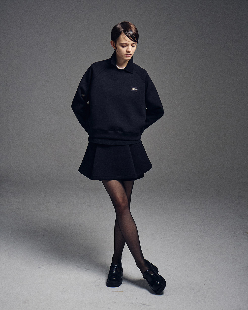 【Mardi Mercredi】NEOPRENE MINI PANTSKIRT ☆MARDI MERCREDI☆NEOPRENE MINI PANTSKIRT (Mardi Mercredi