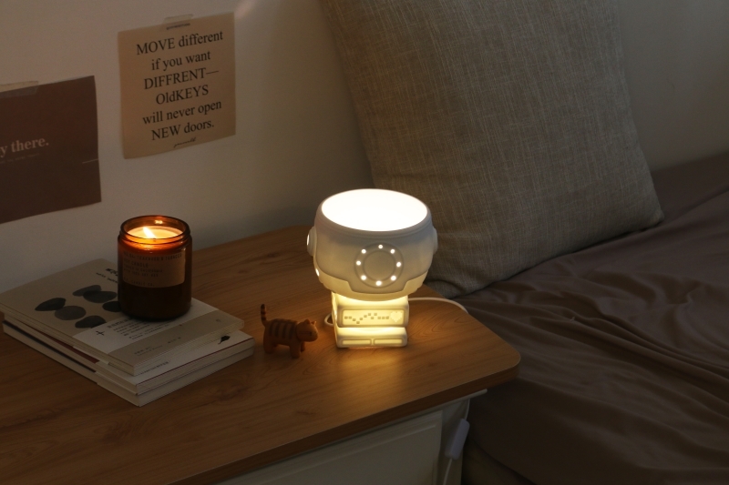 好玻陶瓷機器人小夜燈