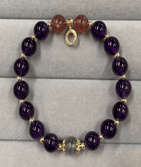 臺灣原創手鍊SIT CRYSTAL紫水晶手鏈15-16cm手圍