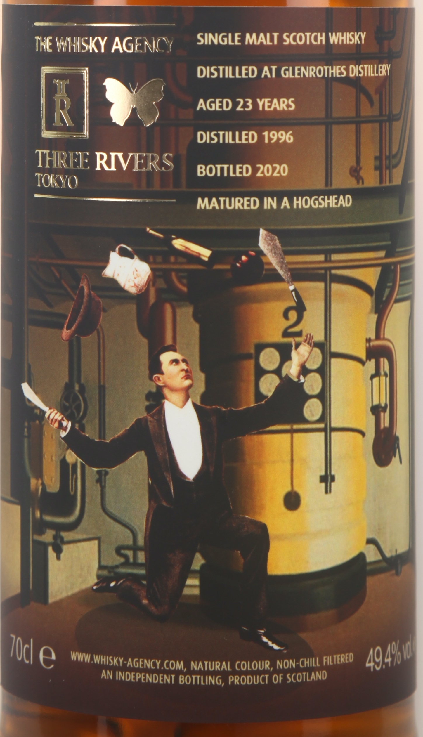 Glenrothes 1996 23YO 49.4% The Whisky Agency x Three Rivers Tokyo