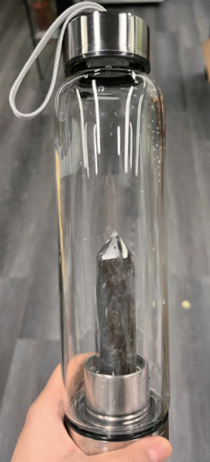 臺灣能量玻璃瓶【水晶能量水瓶】茶水晶水瓶