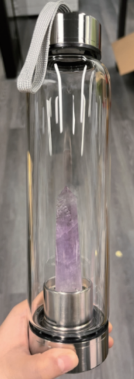 臺灣能量玻璃瓶【水晶能量水瓶】紫水晶水瓶