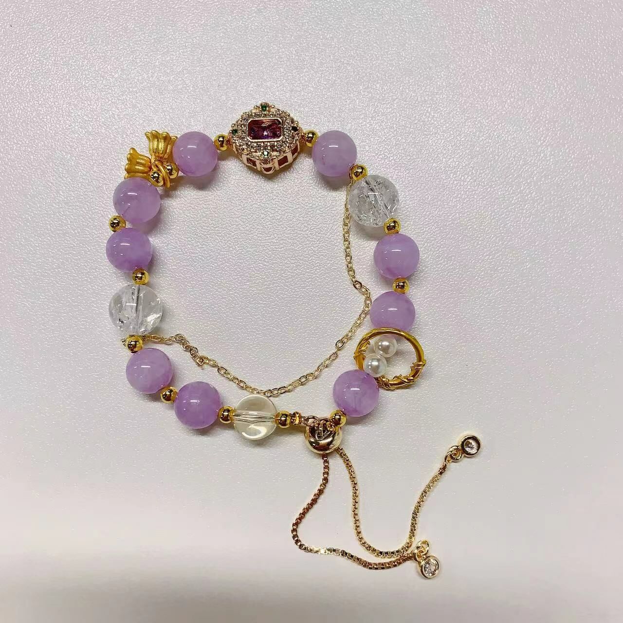 臺灣原創手鍊SIT CRYSTAL天然水晶十二星座原創手鏈-白羊座