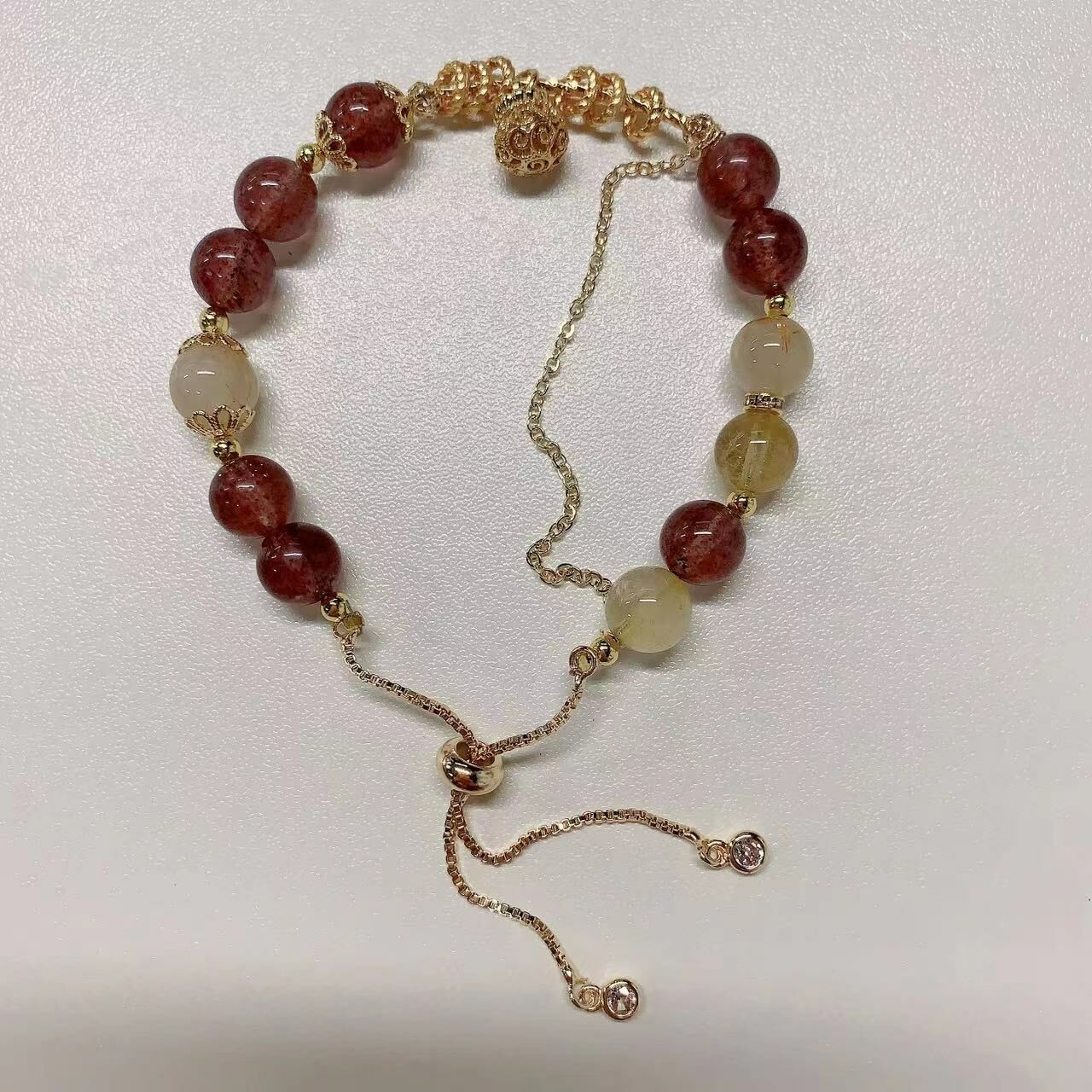 臺灣原創手鍊SIT CRYSTAL天然水晶十二星座原創手鏈-獅子座