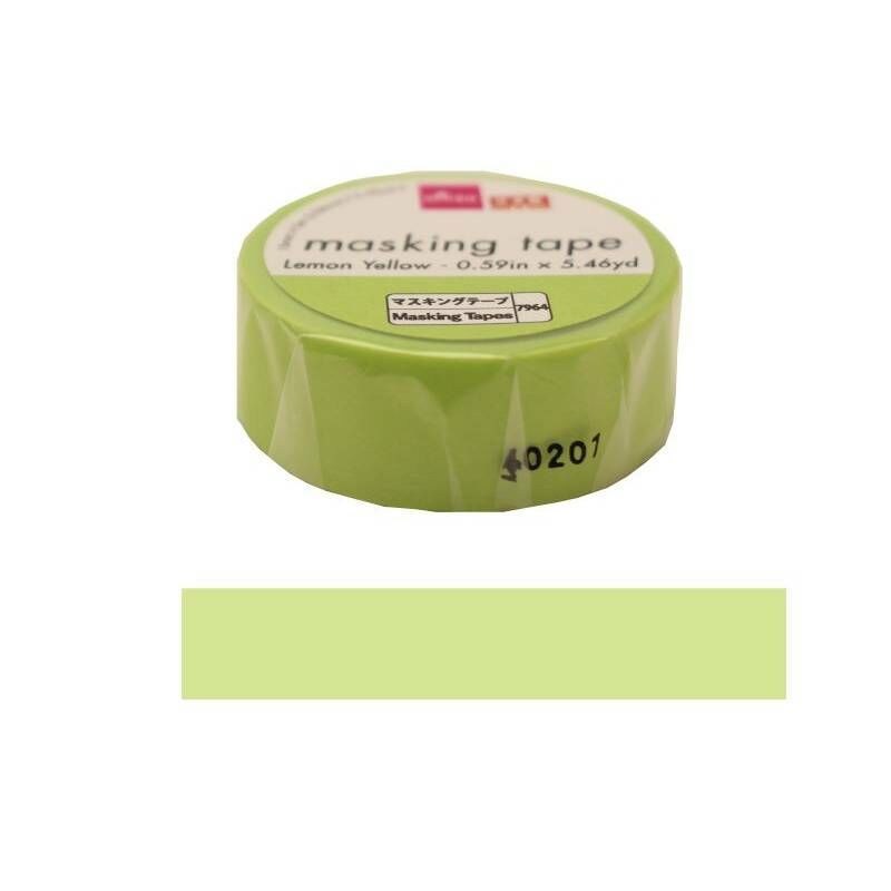 紙膠帶/檸檬黃 1.5cm x 5m