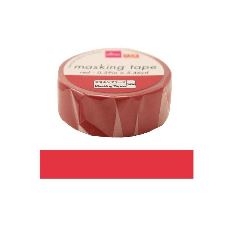 紙膠帶/蘋果紅 1.5cm x 5m