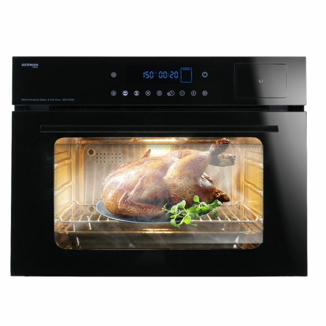 德國寶 German Pool  SGV-5220‧52L 多功能嵌入式蒸烤焗爐‧香港行貨,原廠1年保養‧