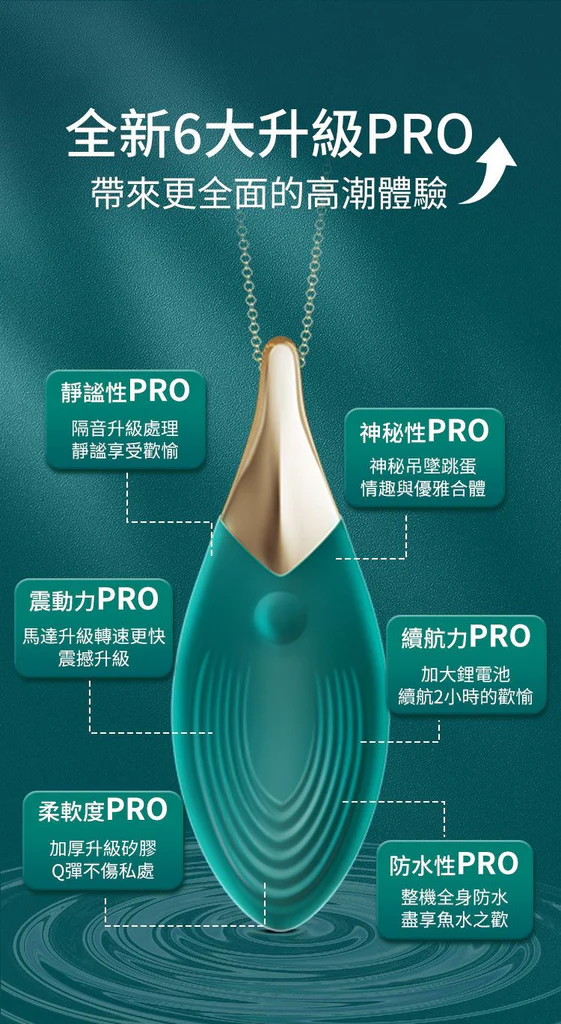 EROCOME Vela 船帆座 項鏈吊墜震動器