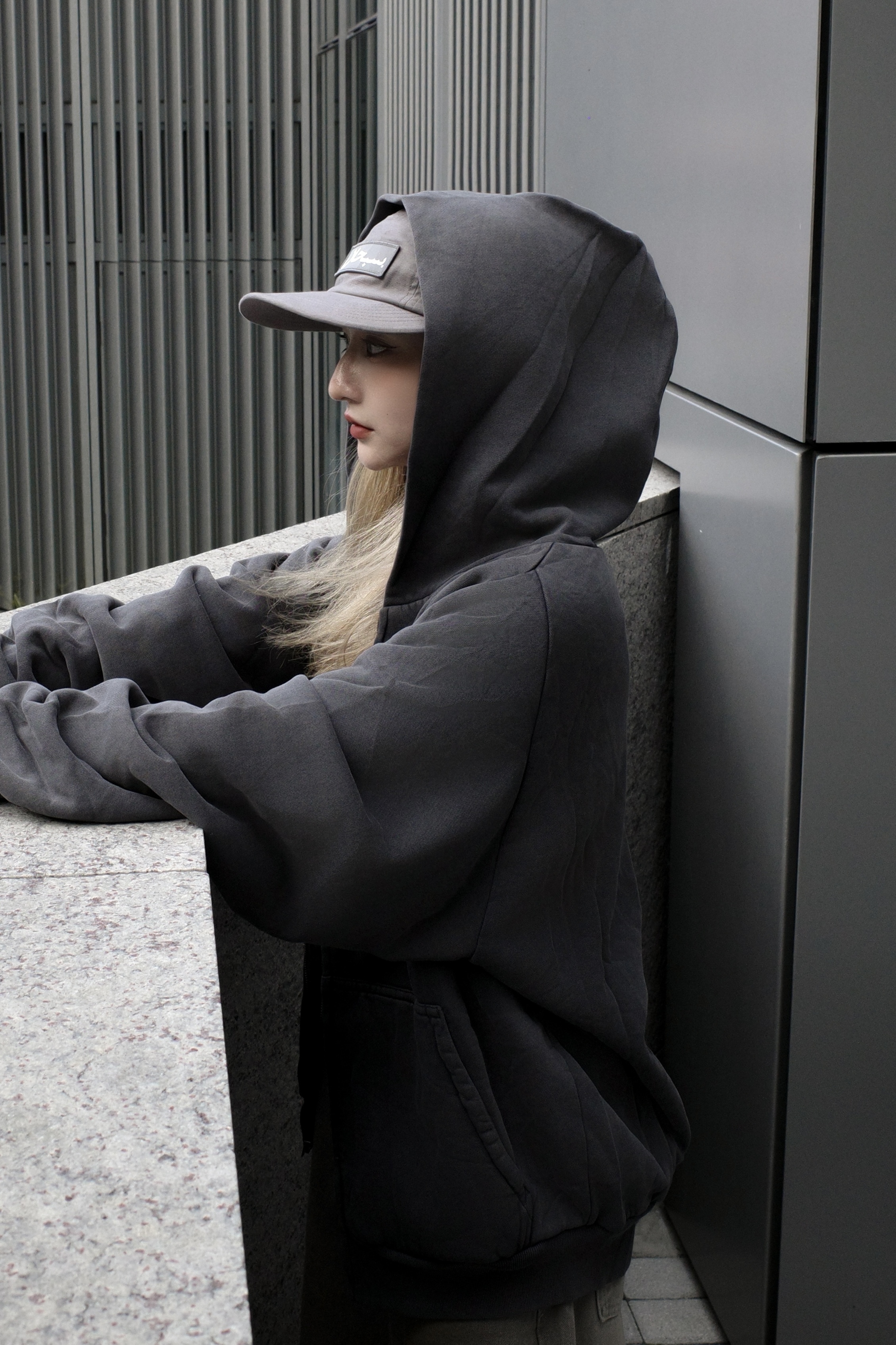 <快速出貨> YEEZY Gap 棉質拉鏈連帽外套