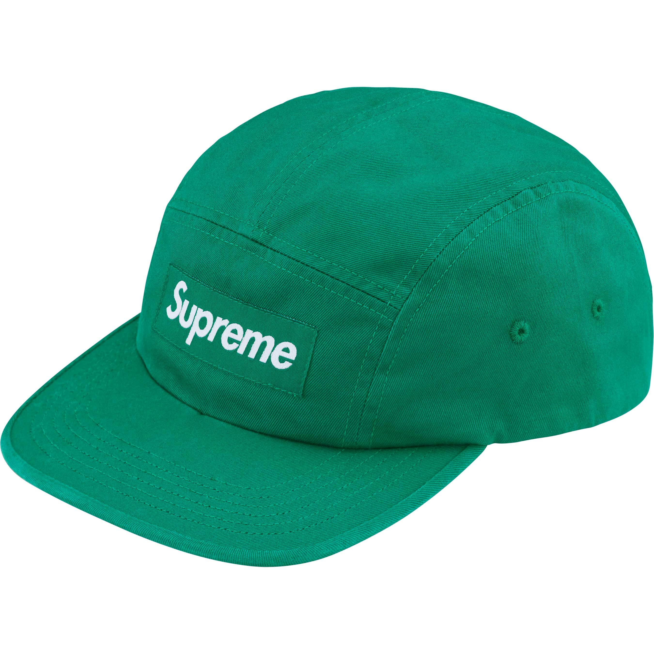 Supreme Washed Chino Twill Camp Cap (8Colors)