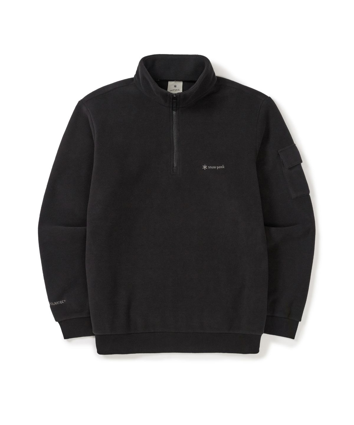 【代購】Snow Peak 雪諾必克 Polartec 半拉鍊 臂口袋 長袖 衛衣 S24WMTZT74