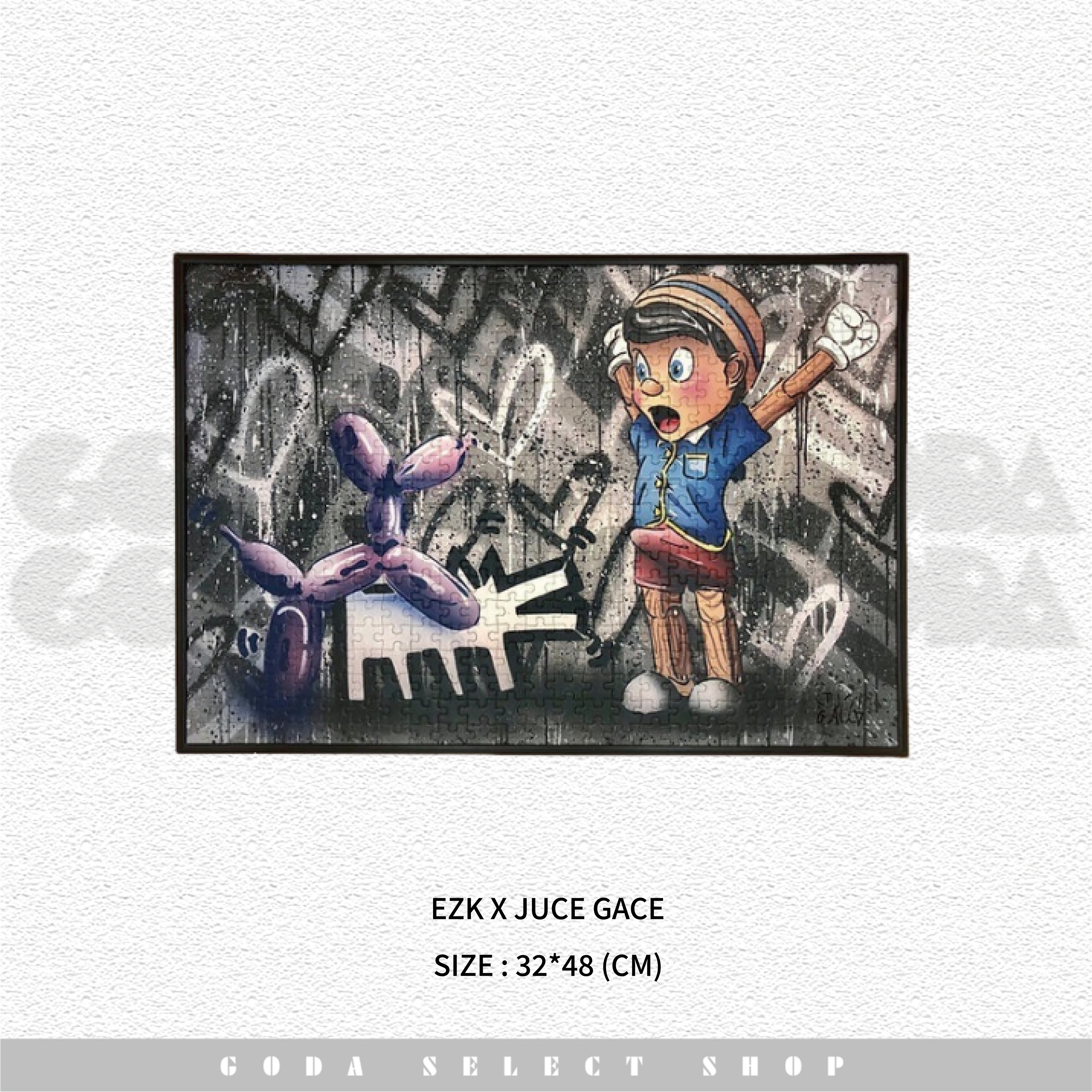 [全球限量30盒] EZK X JUCE GACE -KOONS ME X WOOD MORNING PARIS 聯名拼圖 #GT