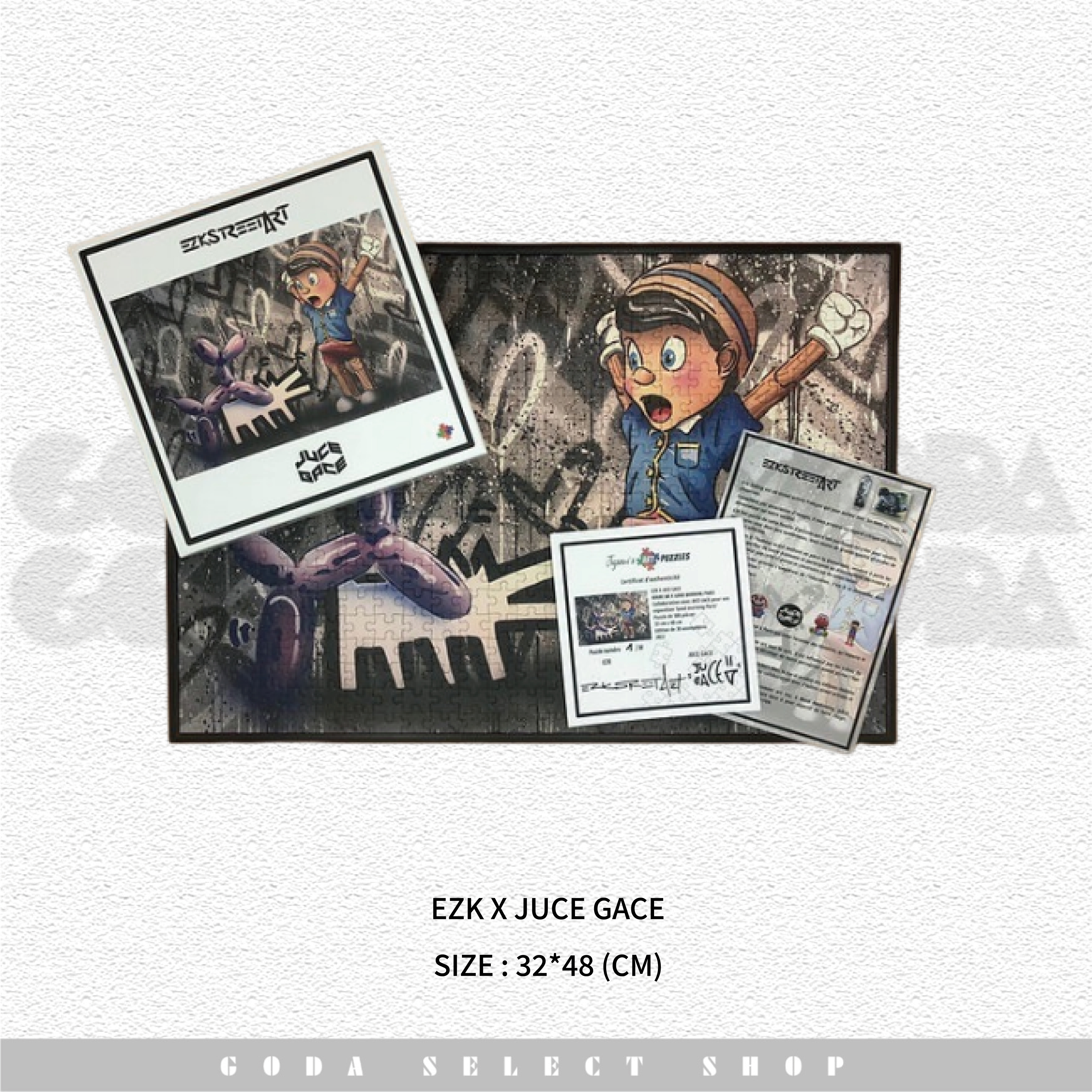 [全球限量30盒] EZK X JUCE GACE -KOONS ME X WOOD MORNING PARIS 聯名拼圖 #GT