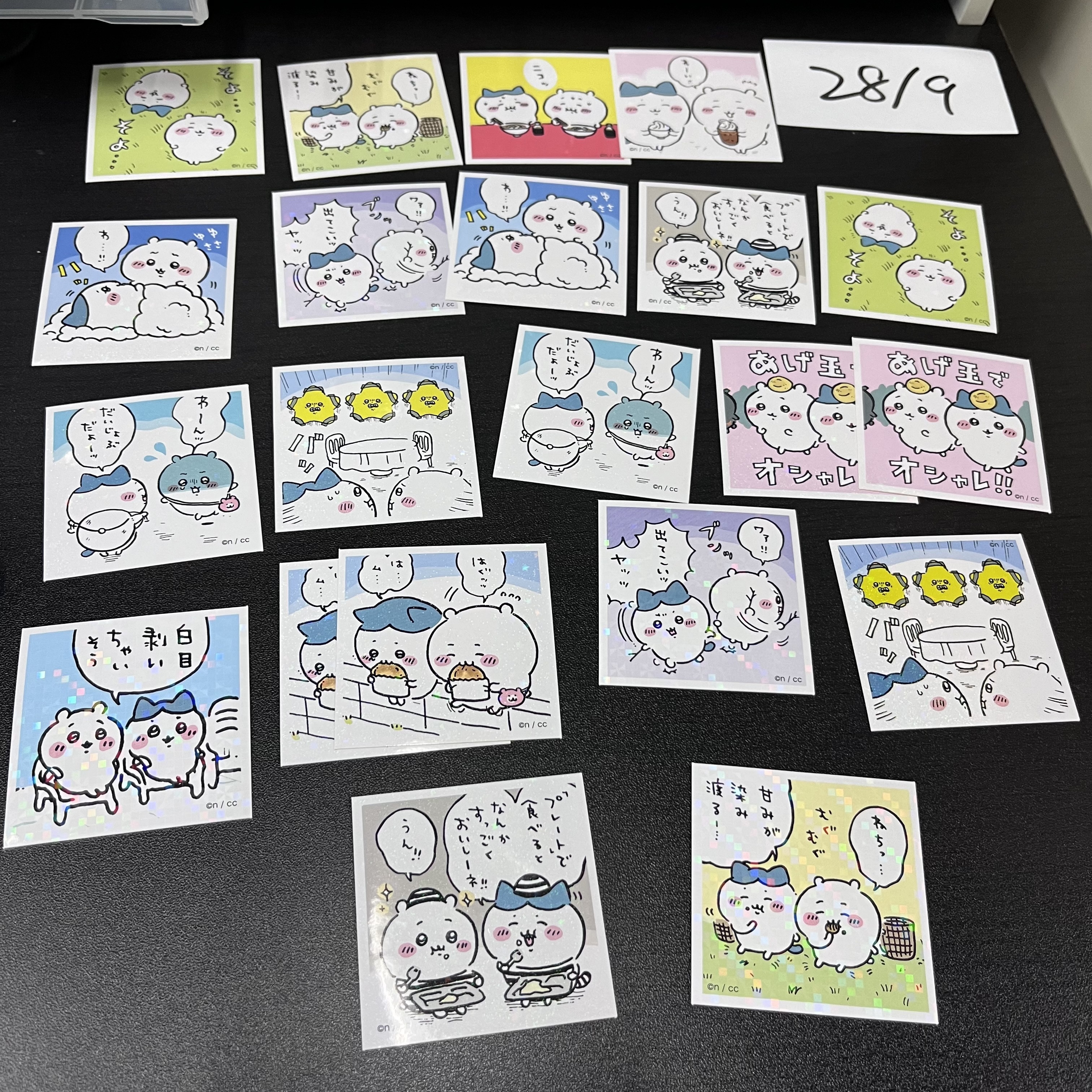 CHIIKAWA 貼紙 set WW64 28/9