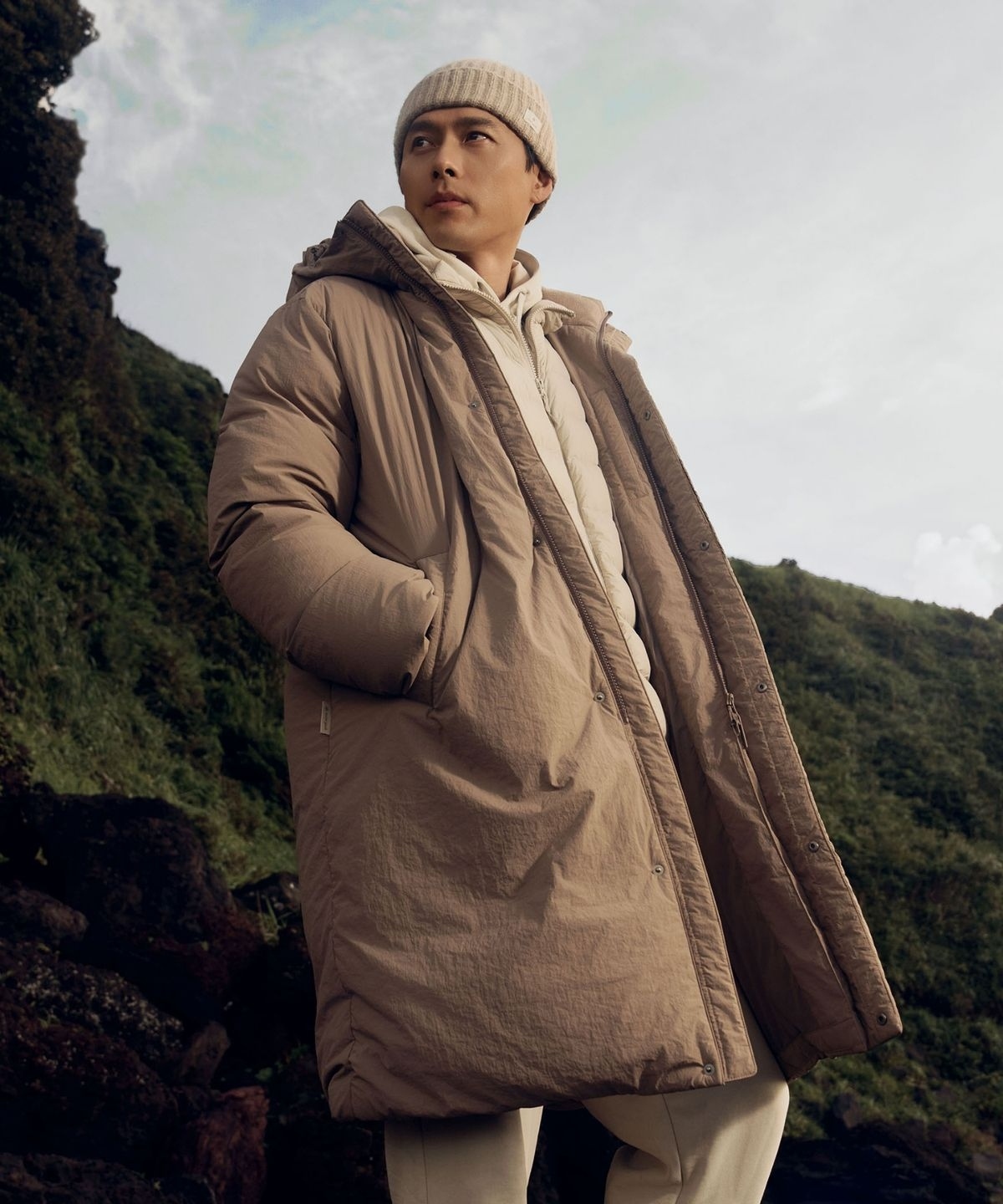 【代購】Snow Peak 雪諾必克 City Camper 玄彬款 長版 羽絨 大衣 外套 S24WMGDJ66