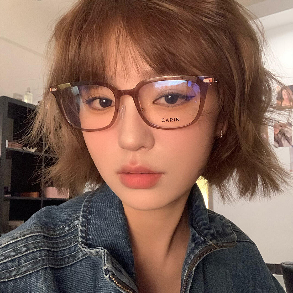 CARIN光學眼鏡-AIR2 S C2 透咖玫瑰金#NewJeans同款-韓國眼鏡品牌