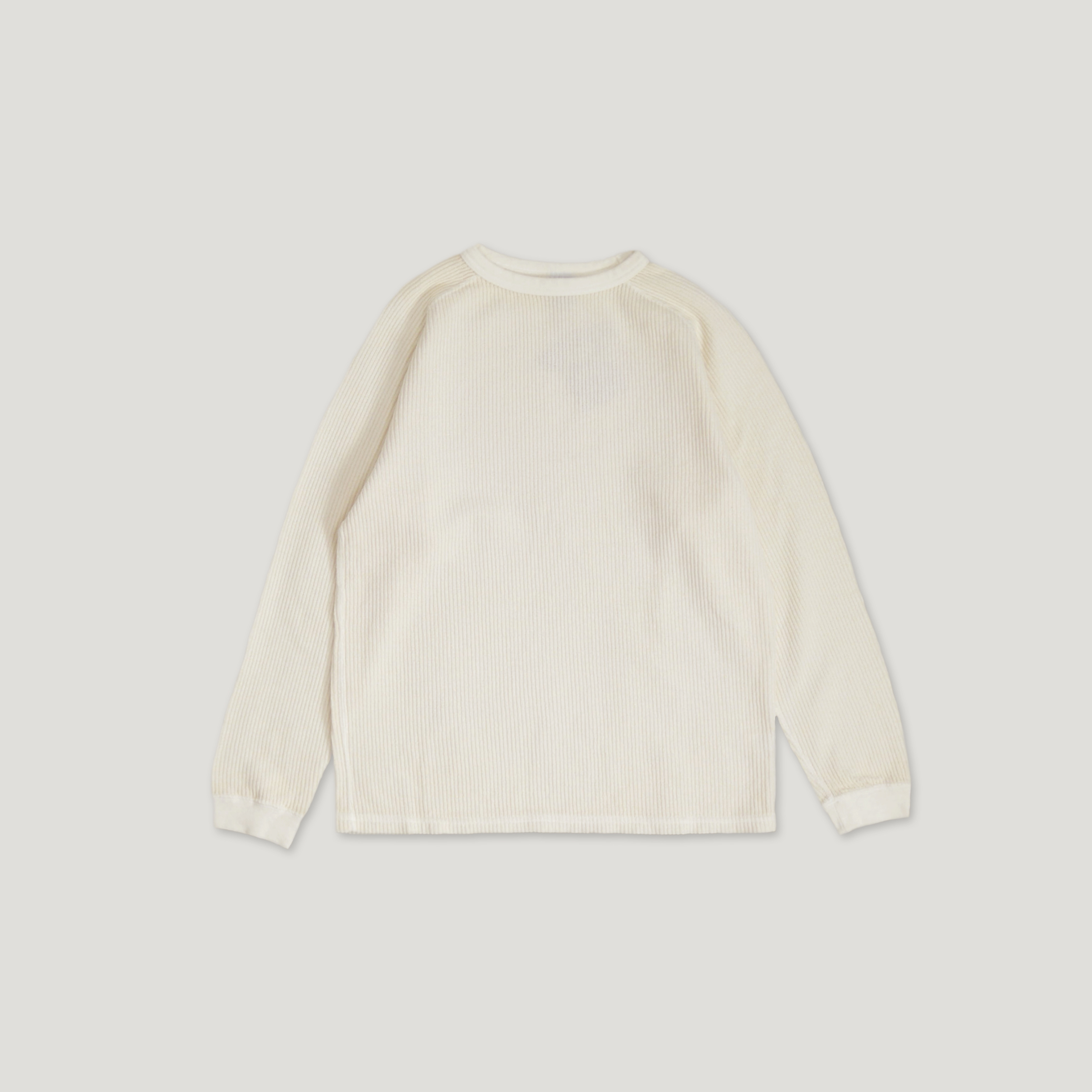 GOOD ON LS Raglan RIB Knit Tee ╭ 3色 ╮