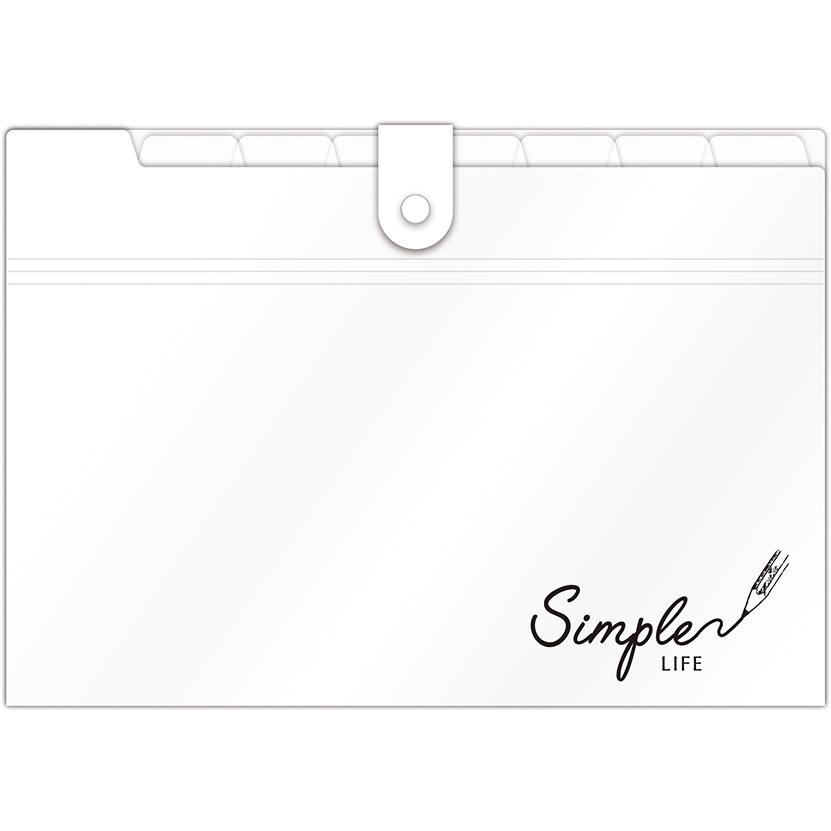 四季紙品 8層鏡面風琴夾  【RF1001】