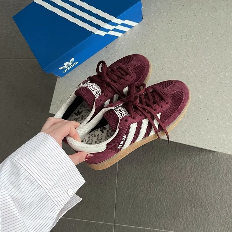 ADIDAS HANDBALL SPEZIAL 焦糖酒紅 紫紅 紅棕 燈芯絨 秋冬 IG1978