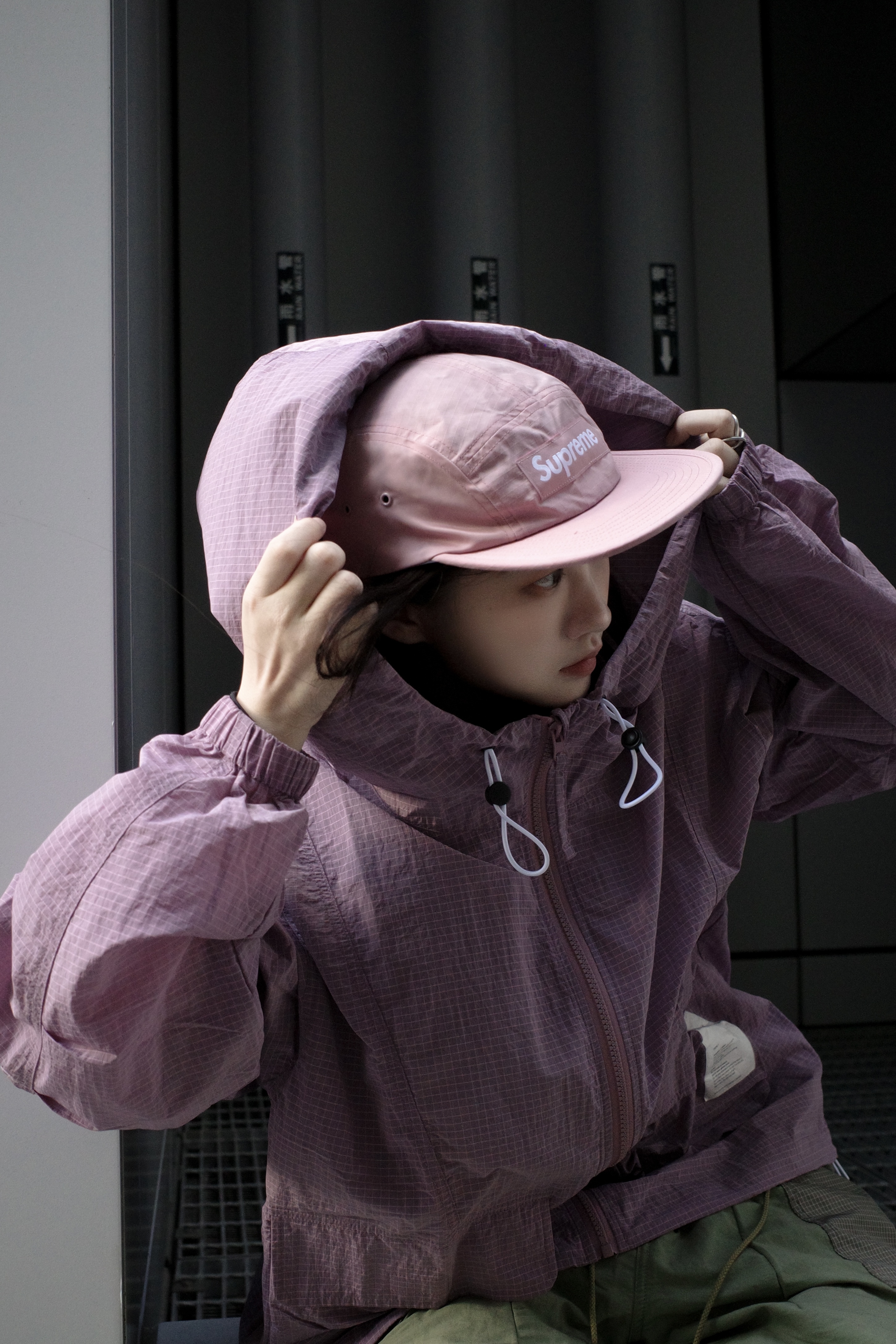 台北店限量專區㊙SUPREME WAXED RIPSTOP CAMP CAP 尼龍五分割