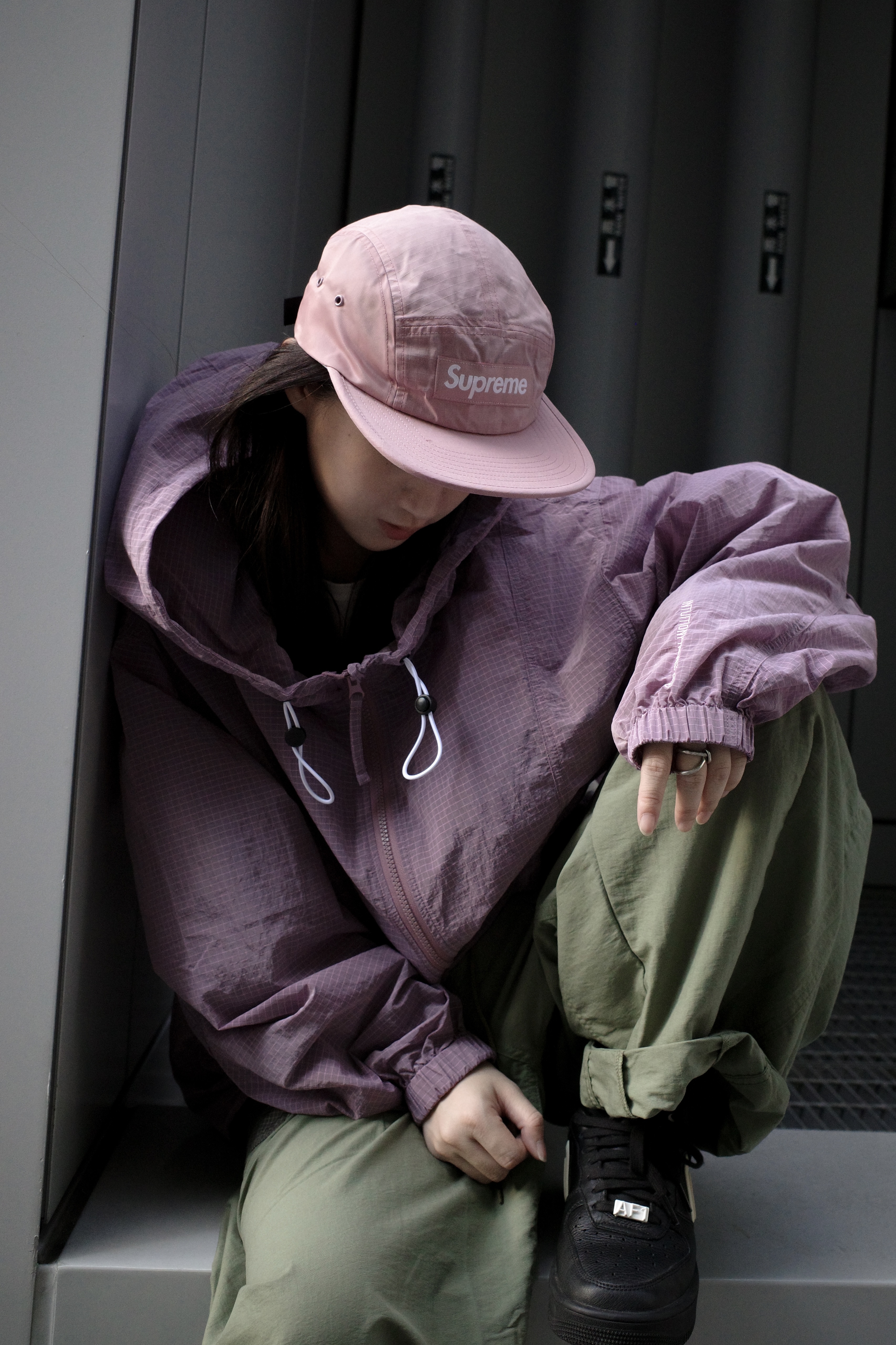 台北店限量專區㊙SUPREME WAXED RIPSTOP CAMP CAP 尼龍五分割