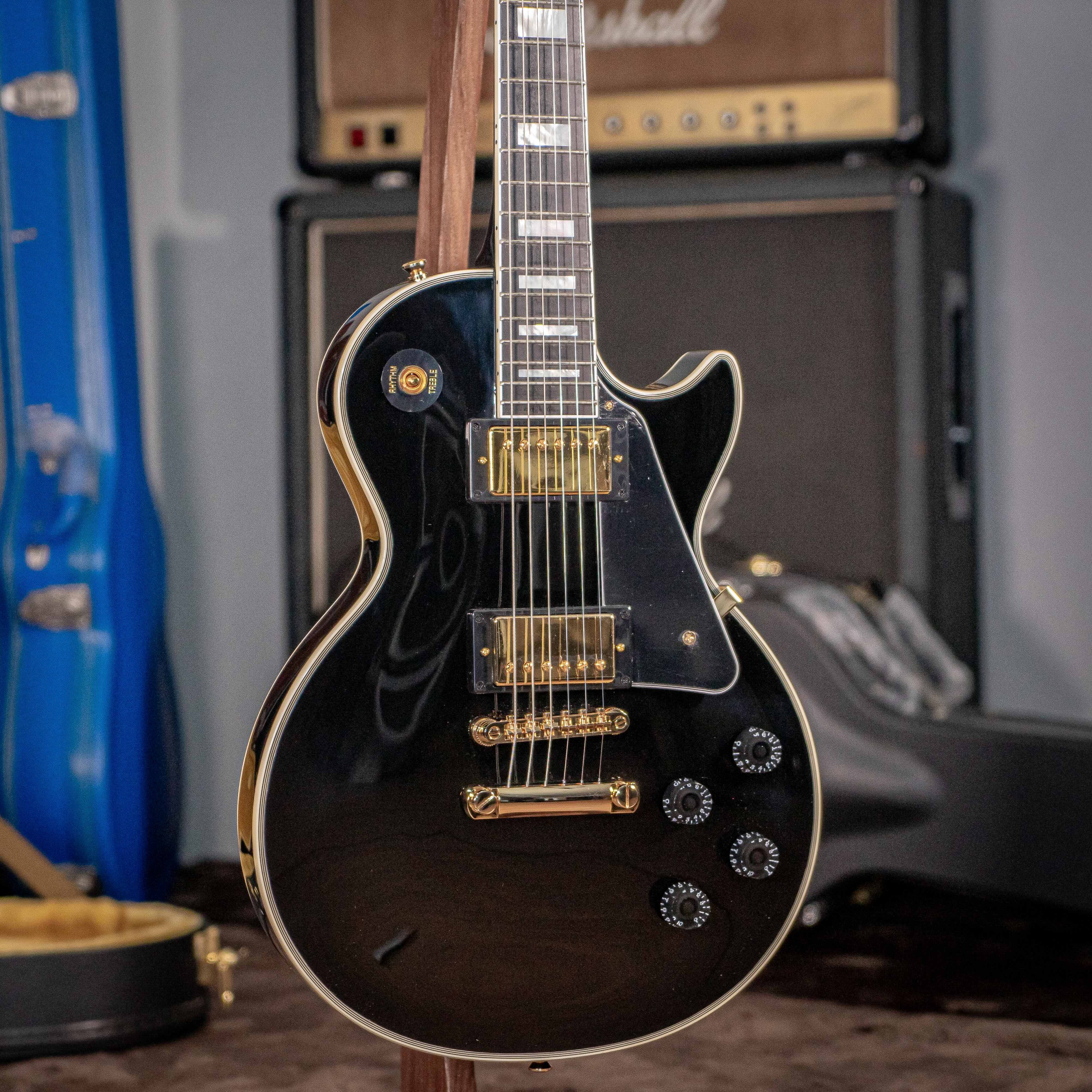美品❣️Epiphone Les Paul Custom Ebony Epiphone Les Paul Custom Ebony 電吉他