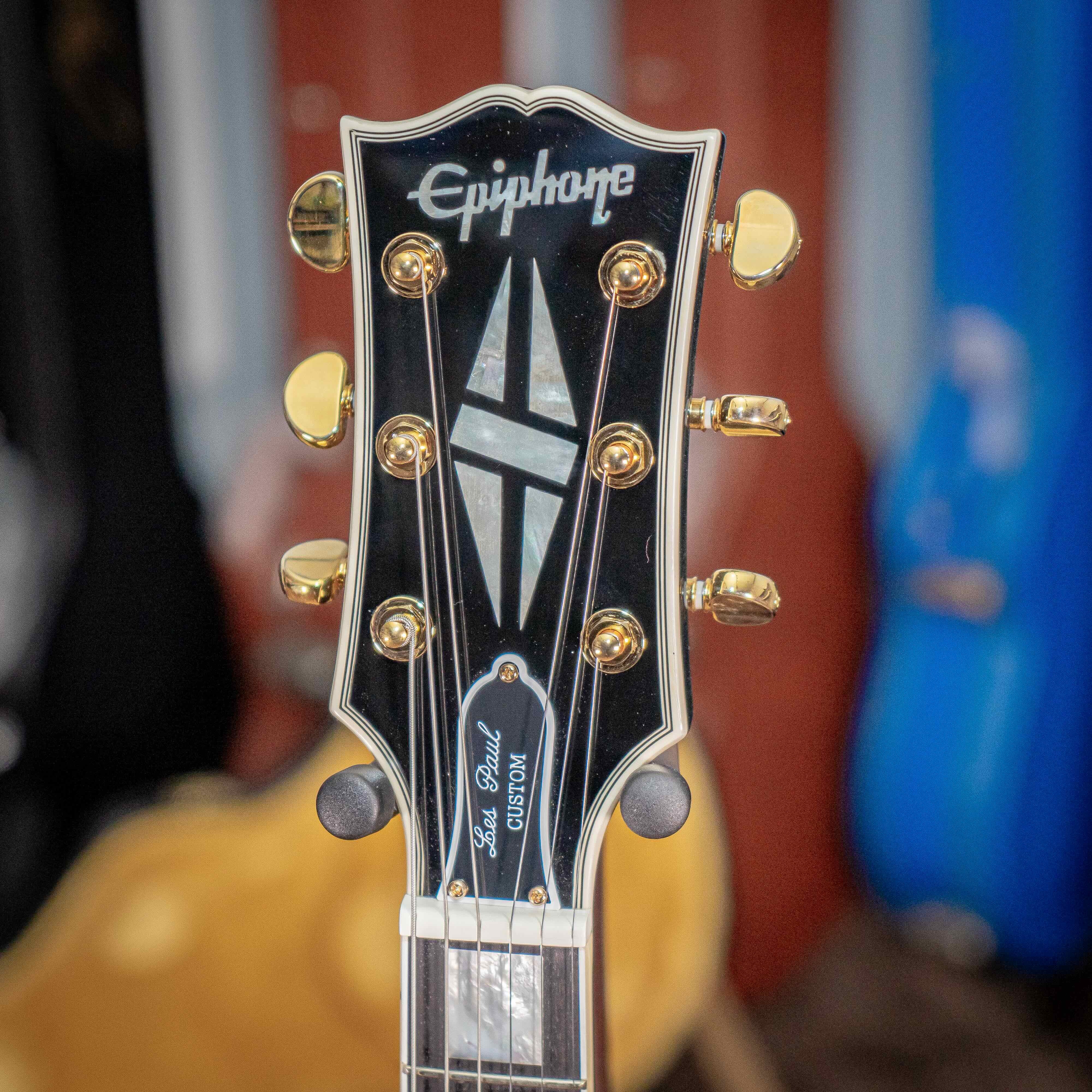 美品❣️Epiphone Les Paul Custom Ebony Epiphone Les Paul Custom, Ebony | Epiphone