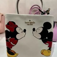 [S] KATE SPADE KG591 OTHER MINI TOTE DISNEY X KATE S,PARCHMENT, 196021467455 (SKS1318)