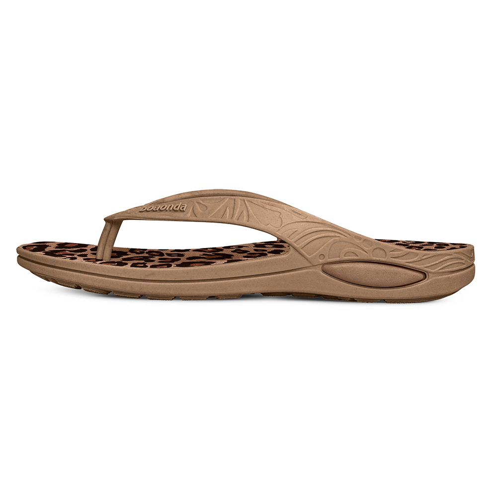 【 BOAONDA 】巴西原創設計 | LILLY 002(豹紋) 休閒拖鞋  女鞋