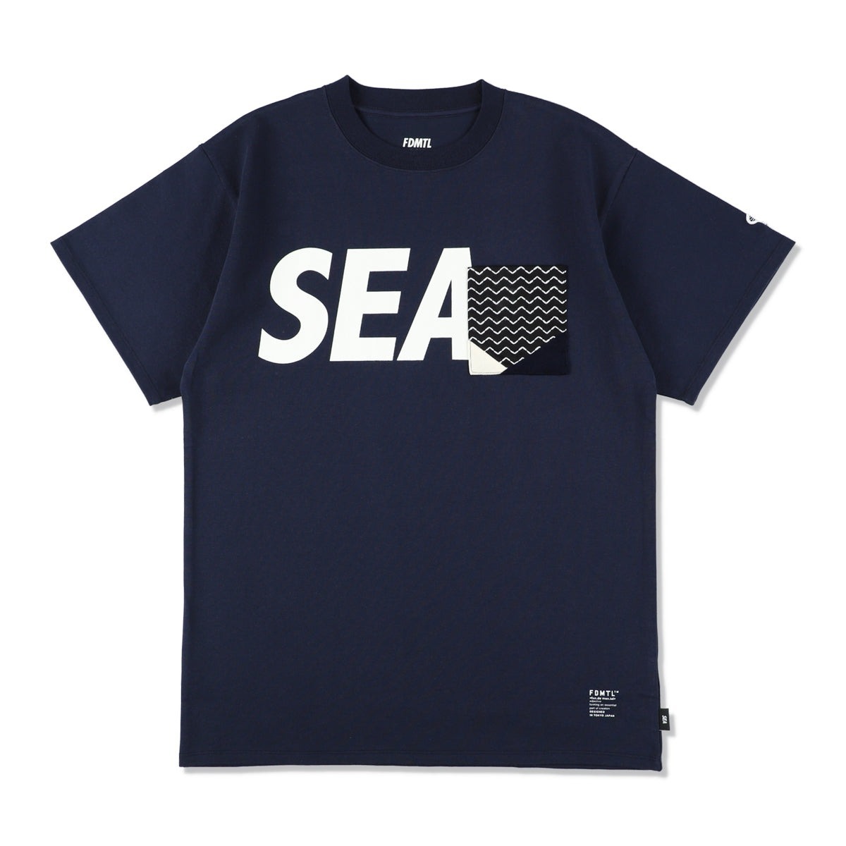 2024AW FDMTL WIND AND SEA ORIGAMI TEE 聯名 口袋 短T 現貨 WDS-C-FDM-25-Q1-04