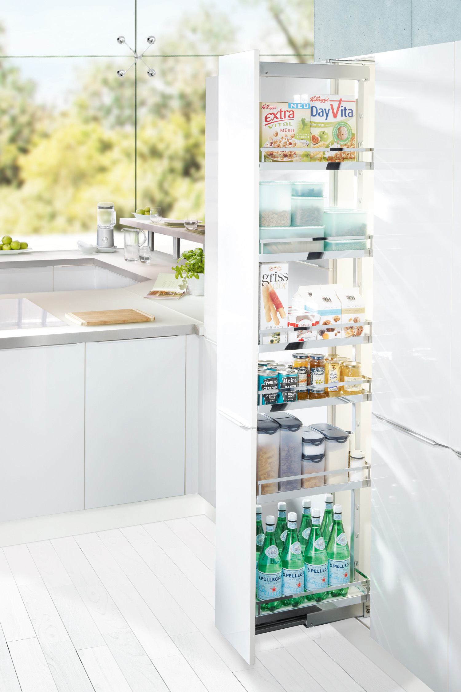 DISPENSA 廚房 高身廚櫃拉籃 拉架系統 六層