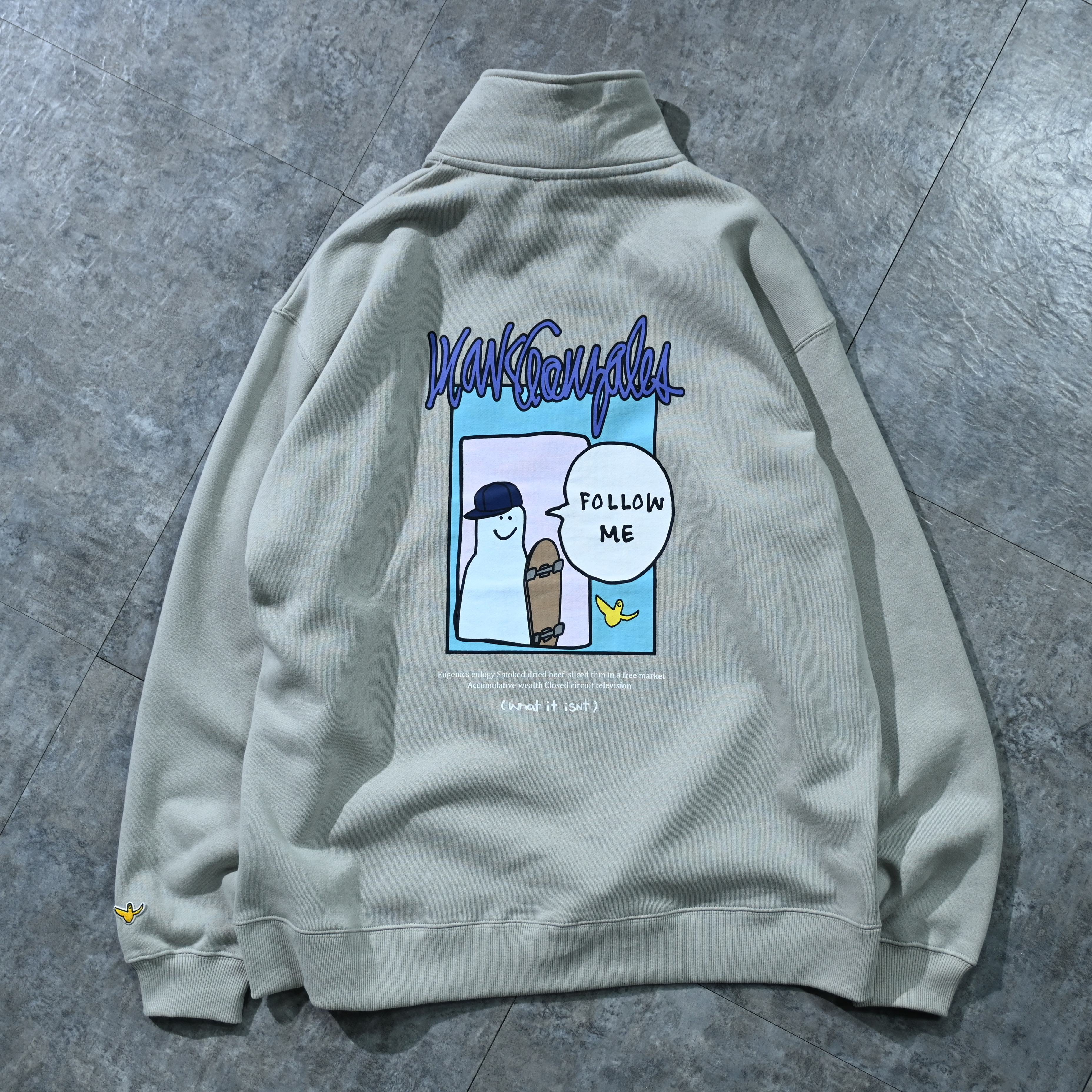 (What it isNt) ART BY MARK GONZALES Half Zip Sweater