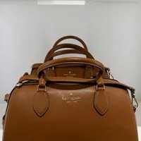 [S] KATE SPADE KI830 MADISON SAFFIANO LEATHER DUFFLE CB,CAVERN CLA, 196021504839 (SKS1364)